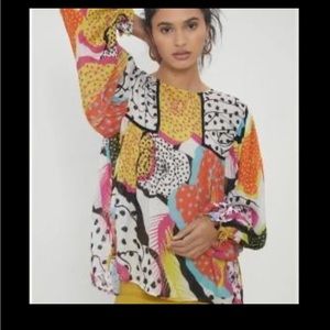 Blank London Miranda Anthropologie Peasant Blouse